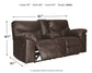 Boxberg DBL Rec Loveseat w/Console