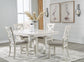 Robbinsdale Dining Table and 4 Chairs