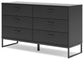 Socalle Twin Panel Platform Bed with Dresser and 2 Nightstands