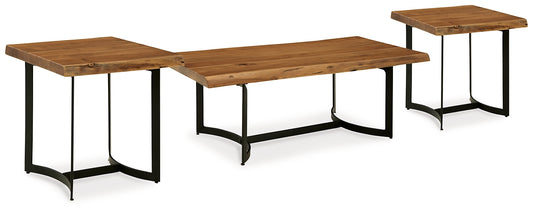 Fortmaine Coffee Table with 2 End Tables