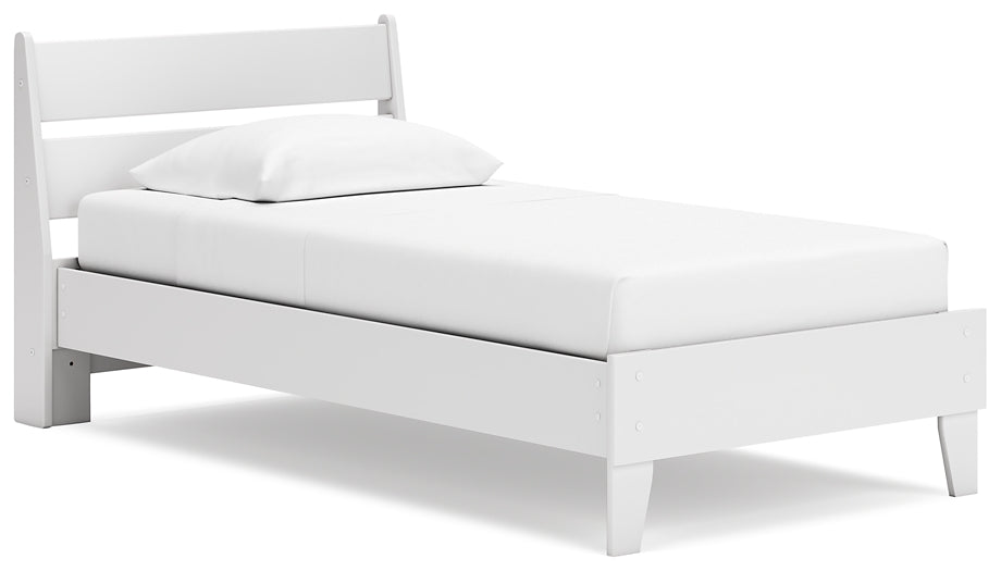 Socalle Twin Panel Platform Bed with Dresser and Nightstand