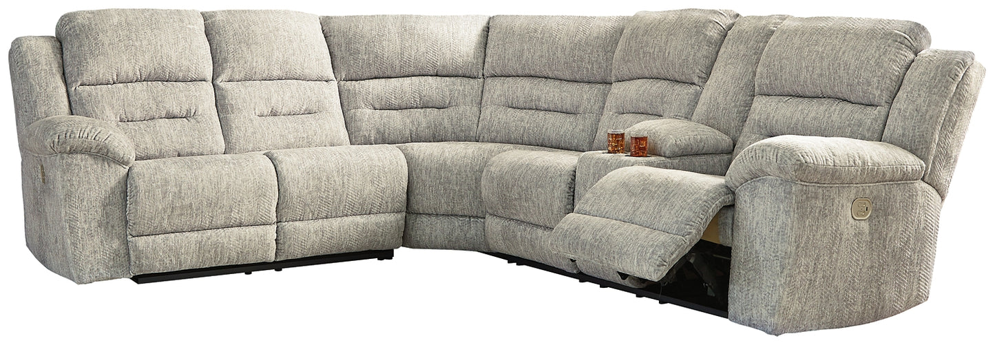 Family Den 3-Piece Power Reclining Sectional