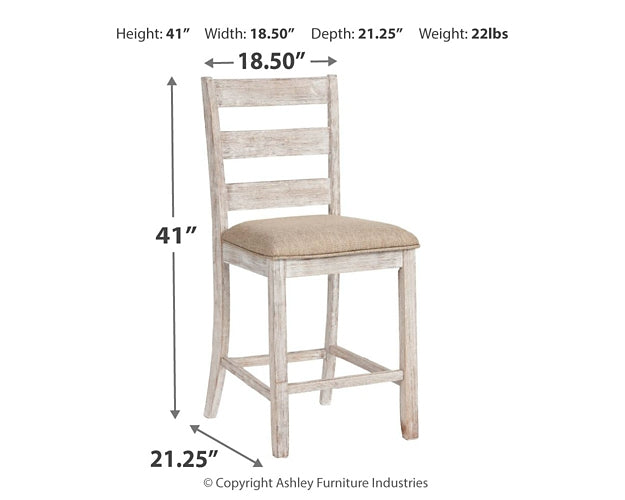 Skempton Counter Height Dining Table and 4 Barstools