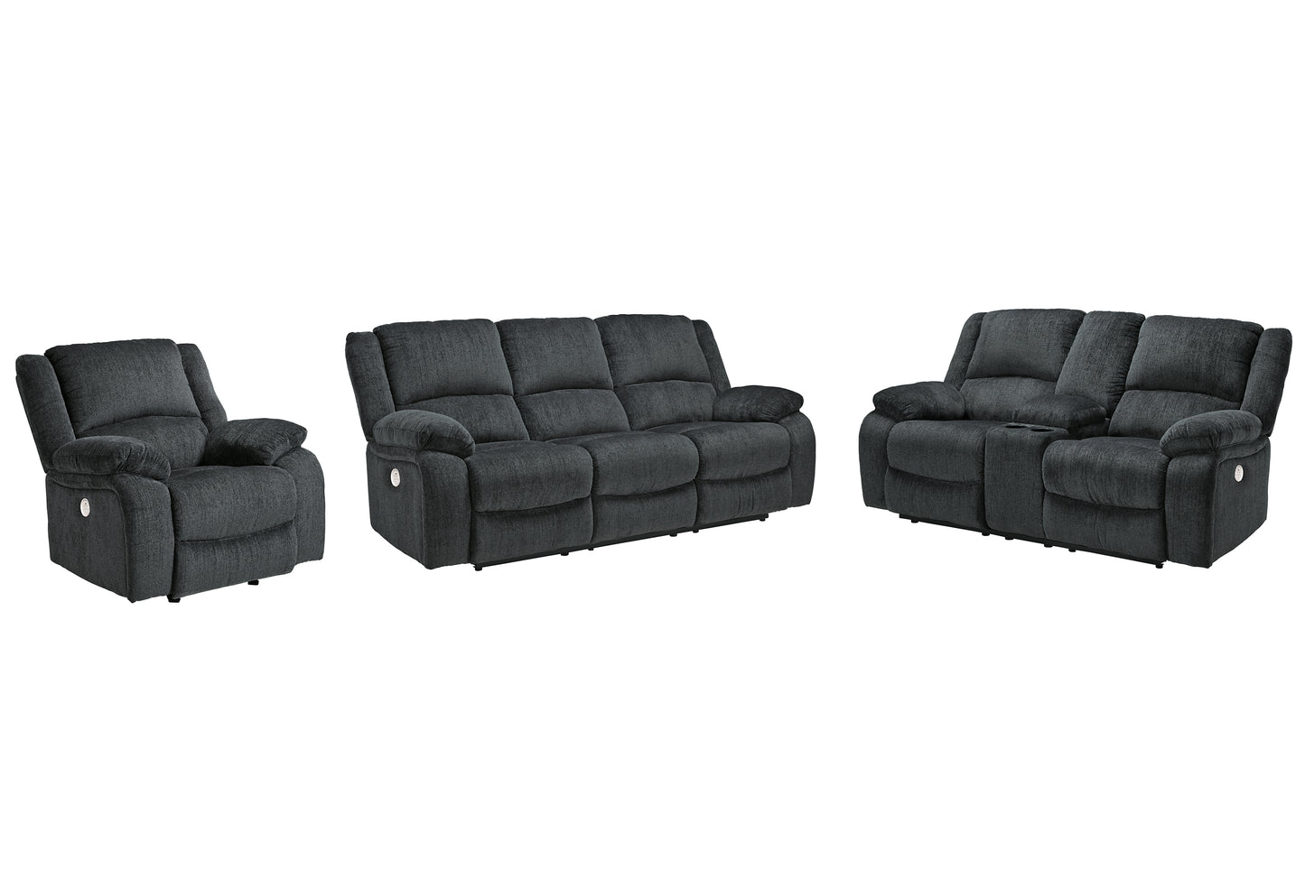 Draycoll Sofa, Loveseat and Recliner